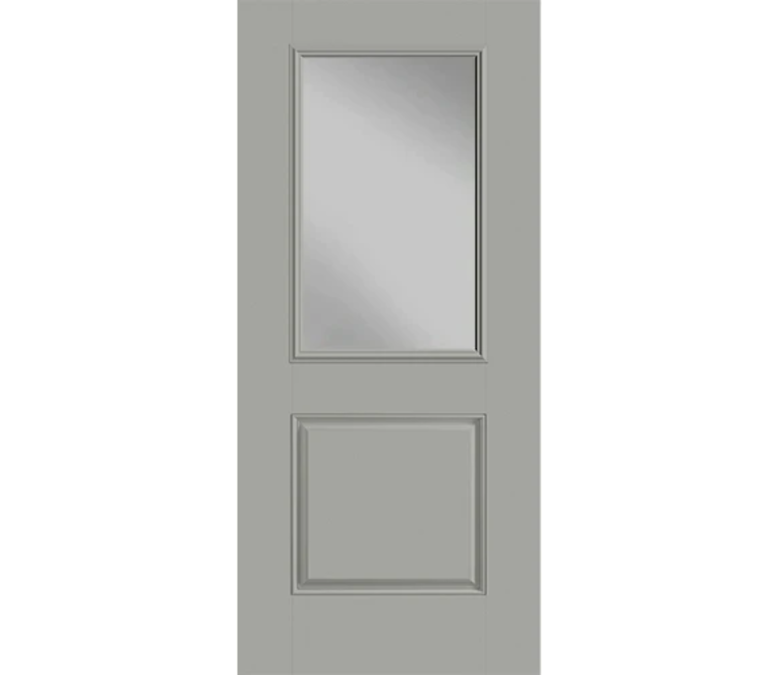 Worcester Half Light 1 Panel Fiberglass Entry Door