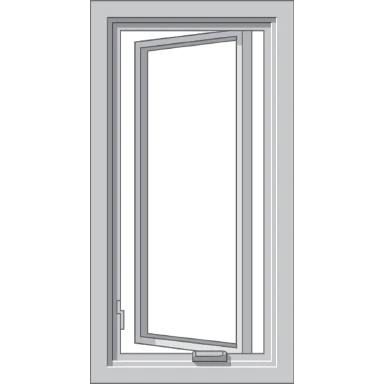 Worcester Pella Hurricane Shield Series Vinyl Casement Window