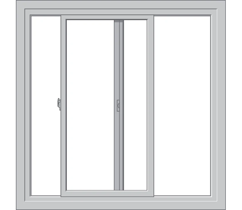 Worcester Pella Hurricane Shield Series Vinyl Sliding Window