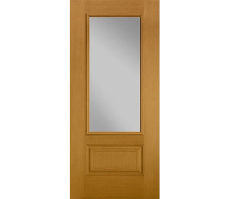 Worcester Three Quaters light Fiberglass Entry Door